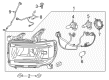 GMC Canyon Headlight Diagram - 84707374