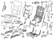 GMC Acadia Seat Cushion Diagram - 84180425