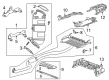 Cadillac CT5 Muffler Diagram - 84839123