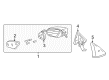 Chevy Camaro Mirror Actuator Diagram - 12530165
