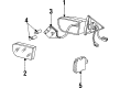 Cadillac Seville Car Mirror Diagram - 3536306
