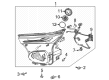 Chevy Trailblazer Headlight Diagram - 42831128