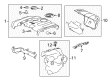 Cadillac ATS Engine Cover Diagram - 12670885