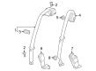 Buick Encore GX Seat Belt Diagram - 42814456