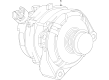GMC Sierra 2500 HD Alternator Diagram - 13561045