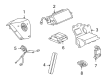 Cadillac XLR Air Bag Sensor Diagram - 10302815