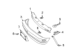 Oldsmobile Bravada Bumper Cover Diagram - 12385773