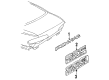 Pontiac Bonneville Emblem Diagram - 25669402