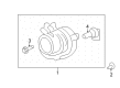 Cadillac CTS Fog Light Diagram - 25963286