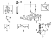 Cadillac SRX Coil Springs Diagram - 10356530