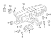 Hummer A/C Switch Diagram - 20777074