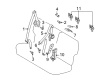 Pontiac Vibe Seat Belt Diagram - 19204153