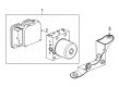 Chevy Spark ABS Pump And Motor Assembly Diagram - 42595513
