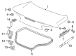 Chevy Camaro Liftgate Lift Support Diagram - 84593815