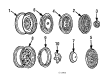 Chevy El Camino Spare Wheel Diagram - 14076971