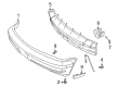 Chevy Astro Bumper Cover Diagram - 12382996