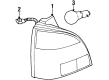 Saturn SW2 Tail Light Diagram - 21111386
