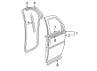 Chevy Express 2500 Door Moldings Diagram - 86587313