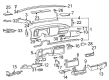 Chevy Blazer Ashtray Diagram - 12546626