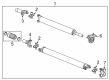 Chevy Silverado 3500 HD Drive Shaft Diagram - 85521125