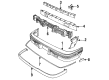 Pontiac LeMans Bumper Cover Diagram - 96157526