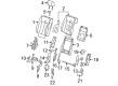 Cadillac DTS Seat Covers Diagram - 25984373