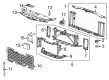 Chevy Suburban Radiator Support Diagram - 85545442