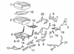 Cadillac XT6 Seat Covers Diagram - 84865639