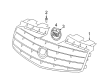 Cadillac Grille Diagram - 25765389