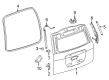 Chevy Liftgate Lock Actuator Diagram - 84306929