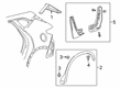 Chevy Blazer Mud Flaps Diagram - 84138107