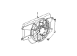 Saturn Vue Fan Shroud Diagram - 22722065