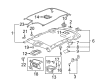 Cadillac Sun Visor Diagram - 25870793