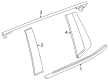 Chevy Silverado EV Door Moldings Diagram - 85660321