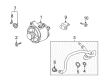Cadillac XLR Alternator Diagram - 10440924