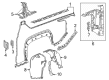Chevy Silverado EV Wheelhouse Diagram - 85129203