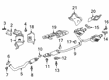 Cadillac Exhaust Pipe Diagram - 86822577