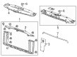 Chevy Silverado 1500 Radiator Support Diagram - 23392398