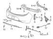 Buick Cascada Bumper Cover Diagram - 39040682
