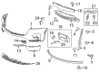 Chevy Traverse Limited Bumper Diagram - 86514578