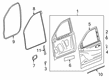 Chevy Silverado 1500 LTD Body Mount Hole Plug Diagram - 84847704
