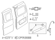Chevy City Express Emblem Diagram - 19317604