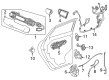 Chevy Equinox Exterior Door Handle Diagram - 13563181