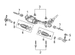 Cadillac Rack And Pinion Diagram - 84559379