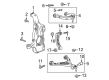 Chevy Silverado 3500 HD Brake Caliper Bolt Diagram - 18026702