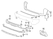 Chevy Silverado 3500 HD Bumper Diagram - 84678988
