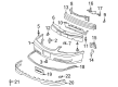 Chevy Impala Bumper Cover Diagram - 88954941