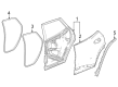 Chevy Trax Door Seal Diagram - 42805589
