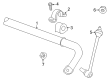 GMC Sierra EV Sway Bar Link Diagram - 85136300