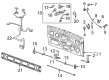 Chevy Silverado EV Tailgate Latch Diagram - 85530785